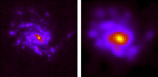 Result of degrading and re-gridding NGC4254